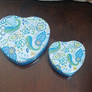 Brighton Heart-Shaped Boxes with Floral Design